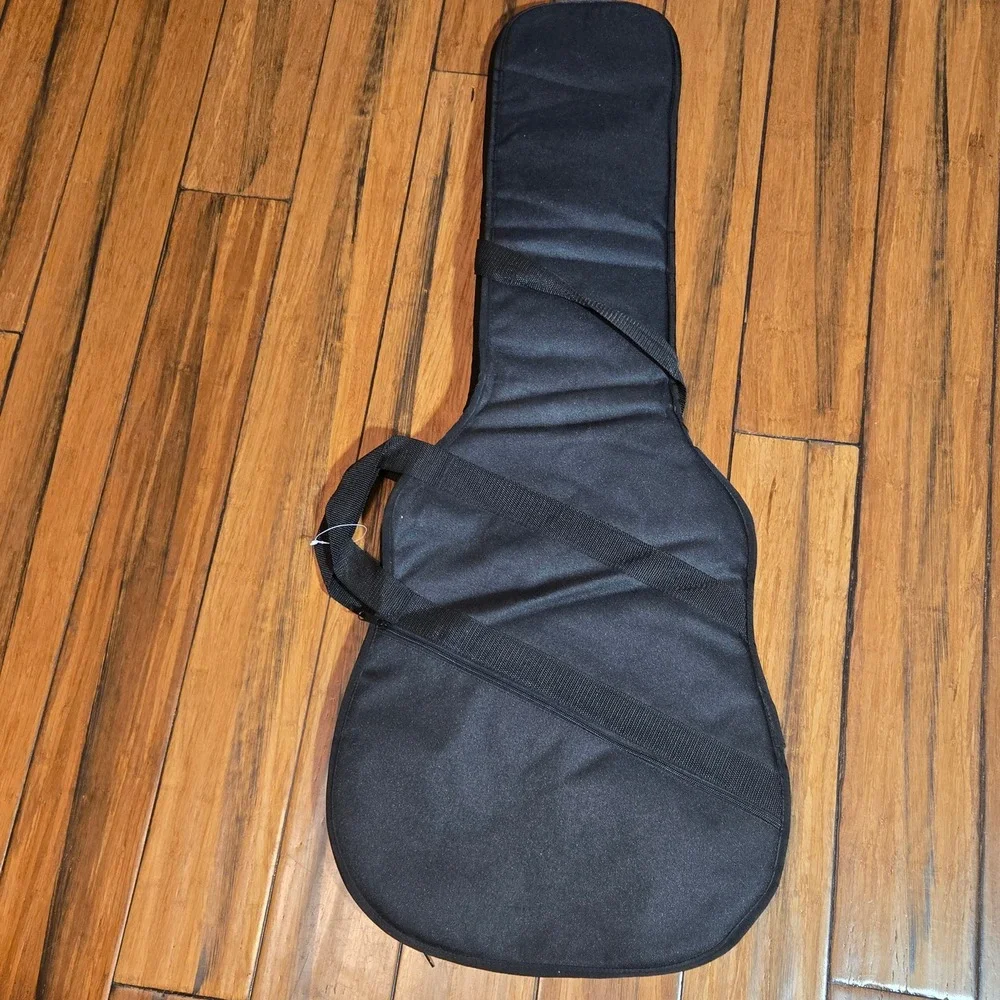 Kaces KCB Products Acoustic Guitar Gig Bag Soft Case Black Padded 41 Length‎